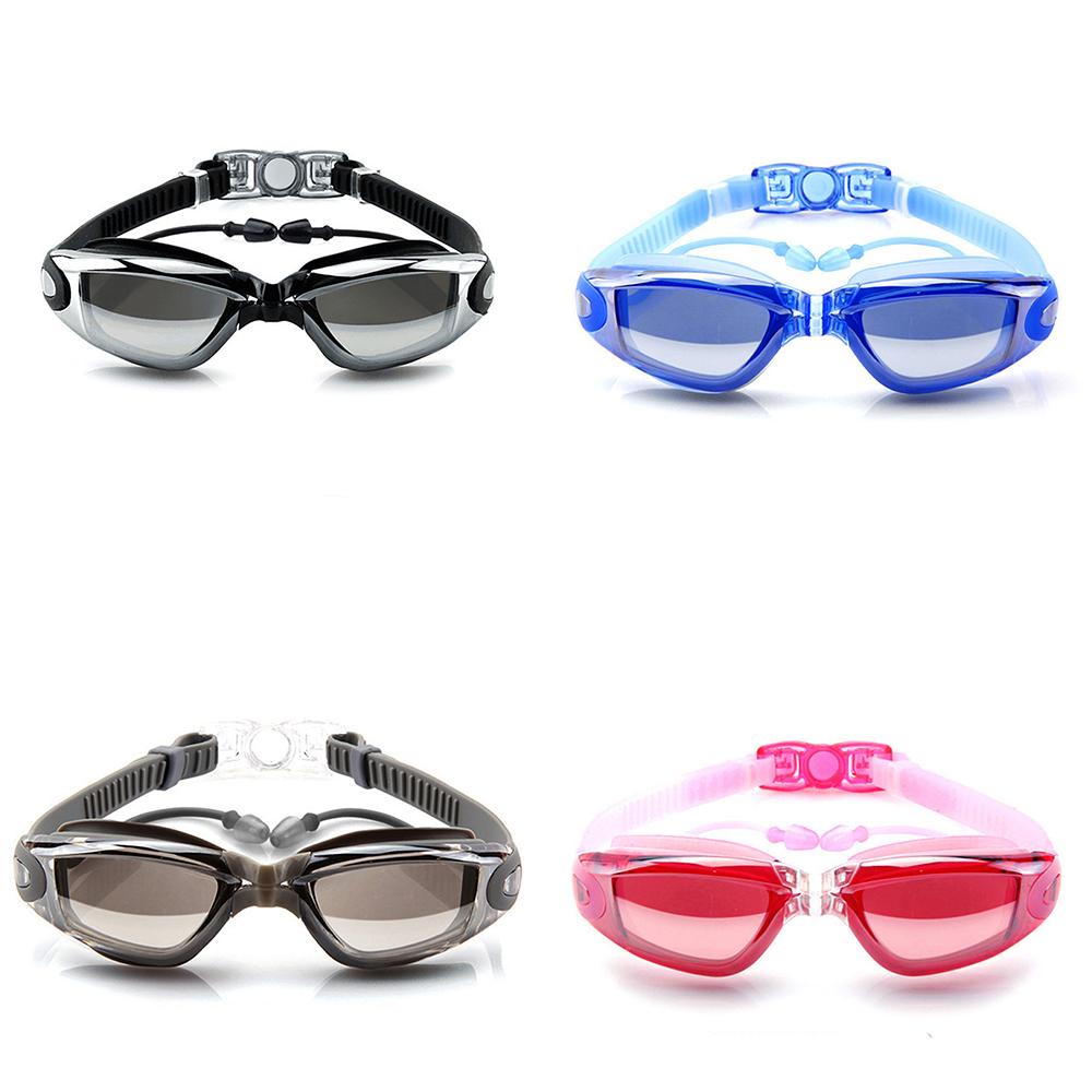 MUVAKO Kính Bơi Chuyên Nghiệp Chống Tia UV Bằng Silicone Có Thể Điều Chỉnh