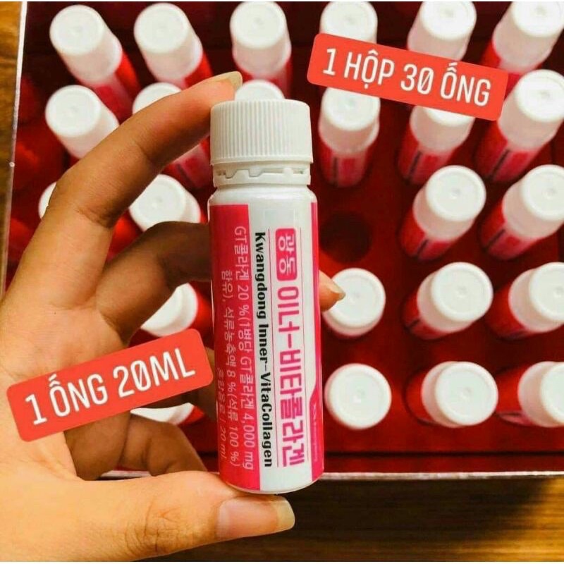 Colagen nước kwangdong Hàn Quốc hộp 30 ống x 20ml
