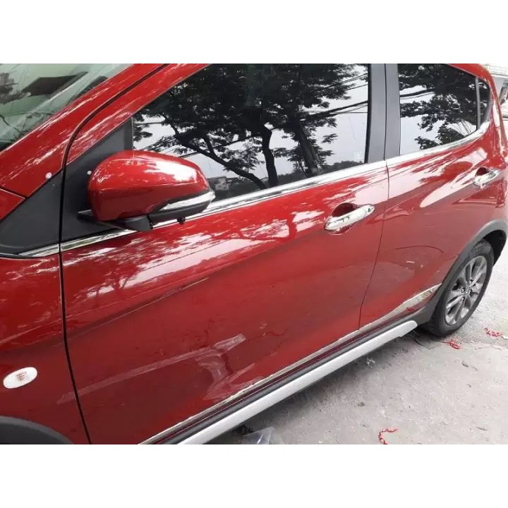 Phụ kiện Vinfast Fadil Nẹp Chân Kính, Nẹp Inox viền chân kính xe ô tô