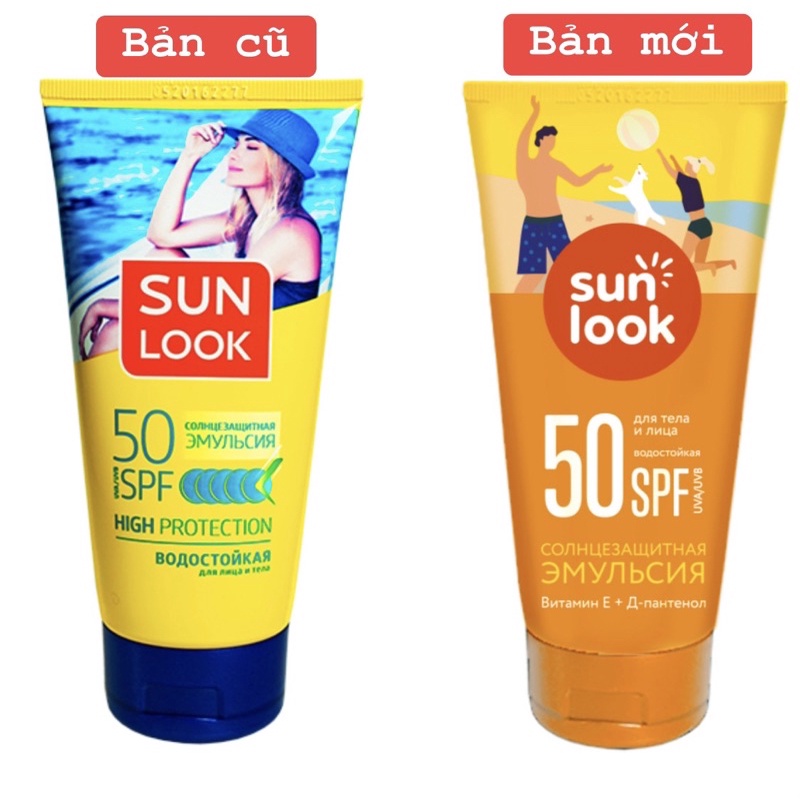 Kem chống nắng Sunlook SPF 50/PA++++ chống UVA-UVB cho mặt và body