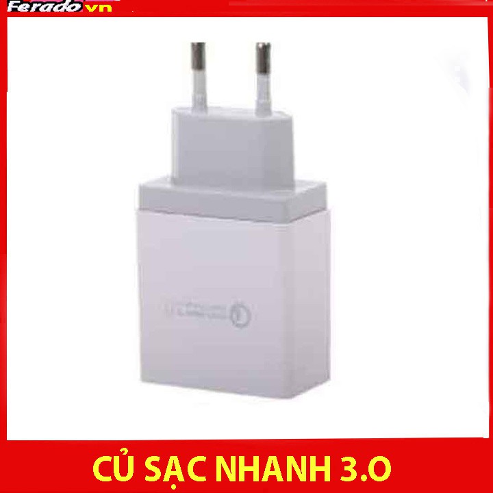 Củ sạc nhanh dùng khi đi du lịch 6.2a 4 cổng USB 3.0 tặng cáp sạc nam châm
