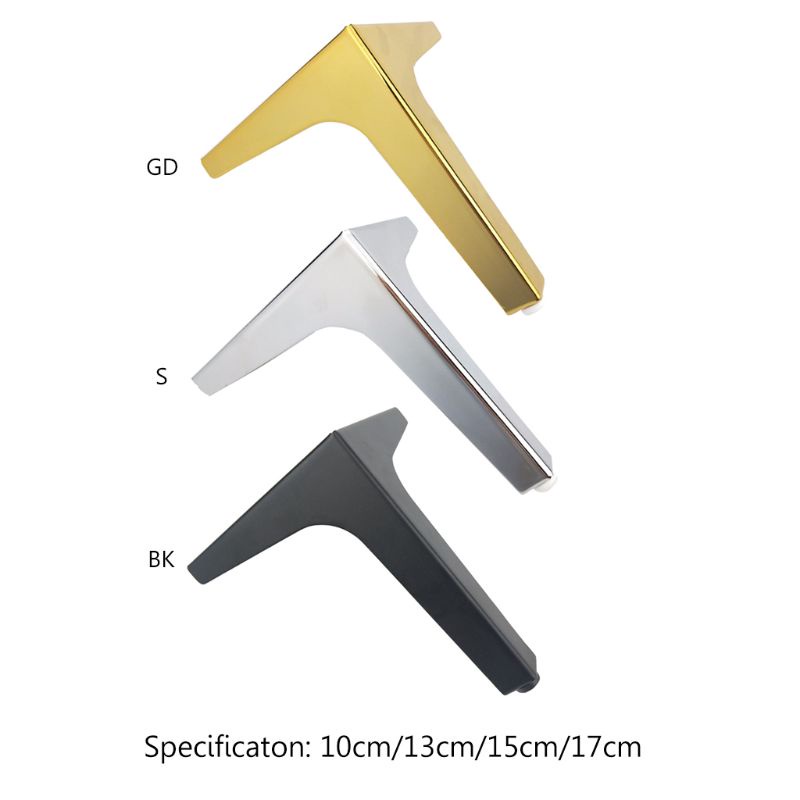 Chân Ghế Sofa Thay Thế Bằng Kim Loại Dễ Lắp Đặt