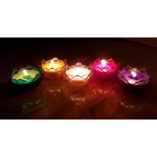 cháy 11 tiếng - combo 2 - 5 nến bơ hoa sen từ bơ thực vật sạch