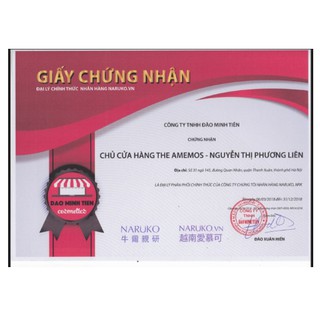 [ CHÍNH HÃNG] MẶT NẠ NARUKO LẺ 1 MIẾNG (BẢN TRUNG/ ĐÀI)