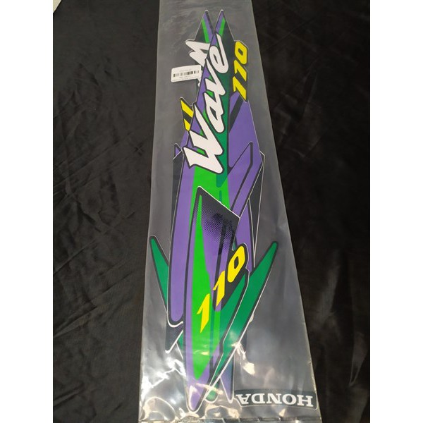 TEM XE WAVE 110 ĐẸP MÀU XE XANH LỤC