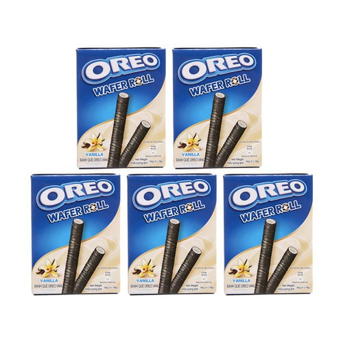 Combo 5 Hộp 3 gói bánh quế Wafer Roll Oreo 18g