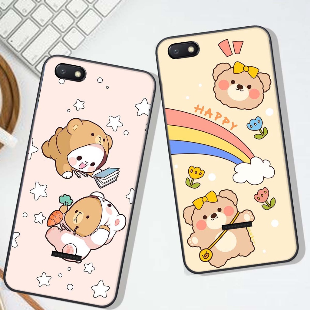 Ốp lưng Xiaomi REDMI 6A in hình Gấu xinh xắn, Bò sữa đáng yêu,  ĐẸP -  RẺ - XINH - ĐỘC ĐÁO