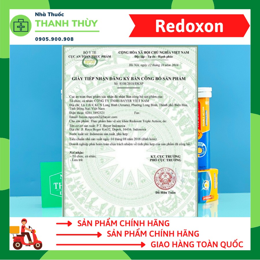 REDOXON Double Action [Hộp 10 Viên] Bổ Sung Vitamin C Và Kẽm, Giúp Nâng Cao Sức Đề Kháng, Hỗ Trợ Hệ Miễn Dịch