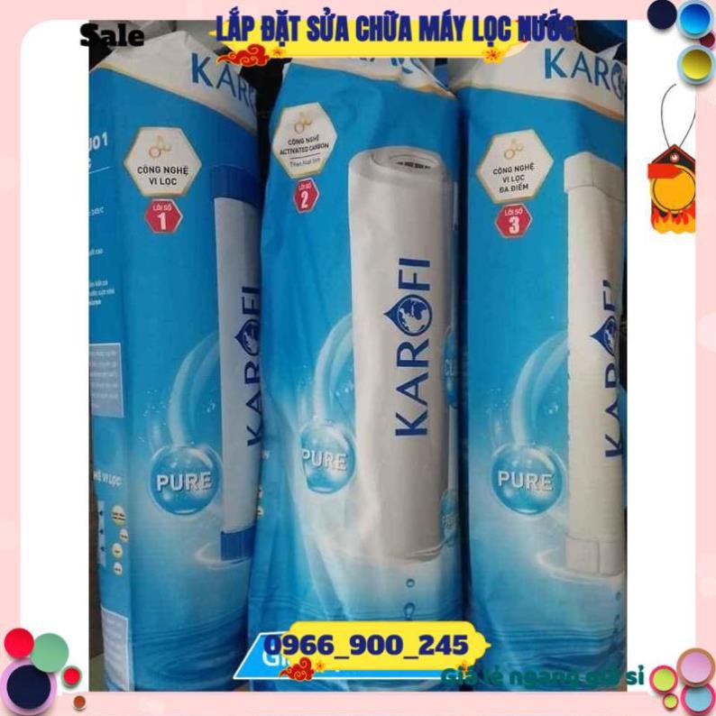 (Giá Gốc) Lõi lọc nước Số 1,2,3  Karofi ️chính hãng ️👉 Lõi lọc nước 123 Karofi 👉 Bộ Lõi Lọc Thô Số 123