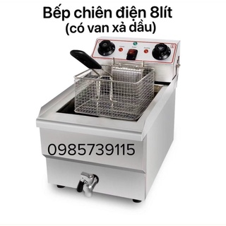 BẾP CHIÊN ĐIỆN 8L (Có Van Xả Dầu)