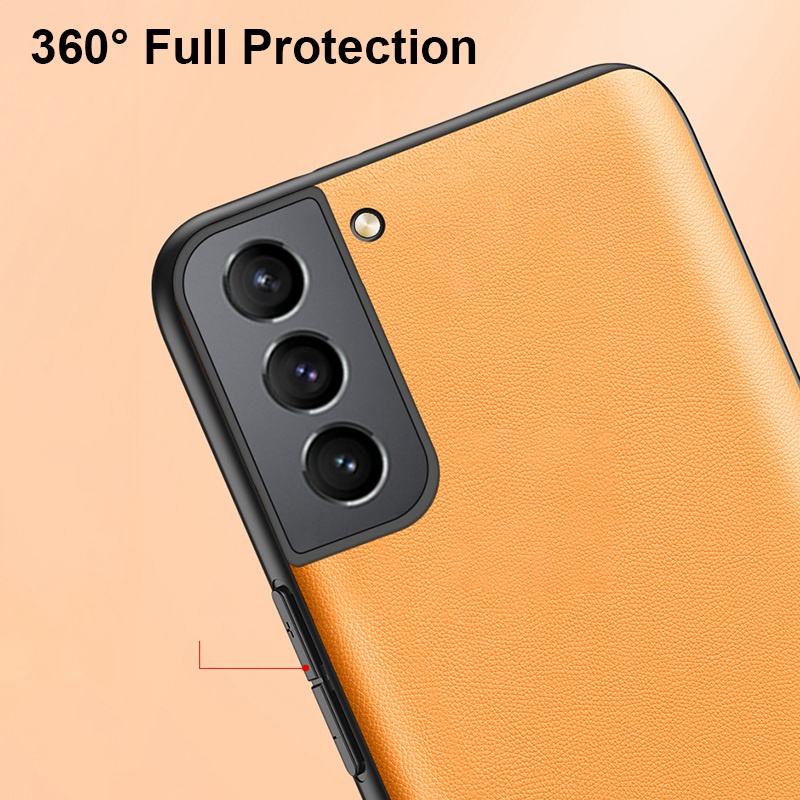 Ốp Điện Thoại Da Sang Trọng Cho Samsung Galaxy S21 S20 FE Plus