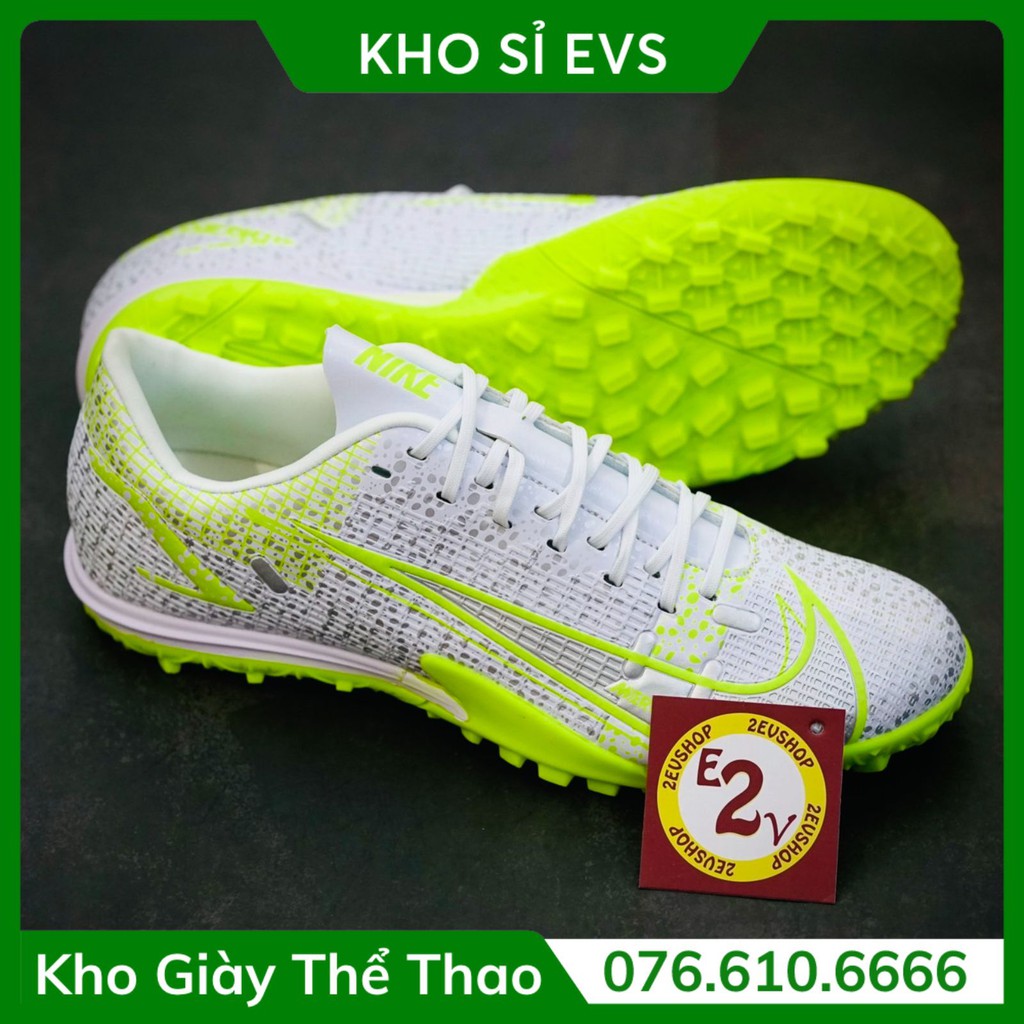 Giày đá bóng thể thao nam thời trang 𝐌𝐞𝐫𝐜𝐮𝐫𝐢𝐚𝐥 𝟏𝟒 Xám Chuối, giày đá banh cỏ nhân tạo hot trend - 2EV