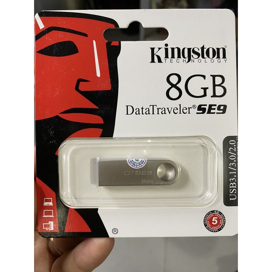 USB Kingston SE9 4GB 8GB 16GB 32GB 64GB Sắt Chống Nước