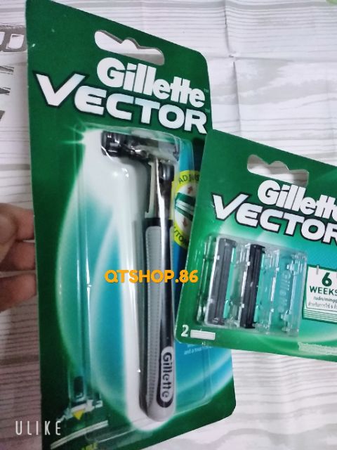 [Xả kho nghỉ bán] 1 vỉ lưỡi dao cạo Gillette (2 lưỡi) Loại I