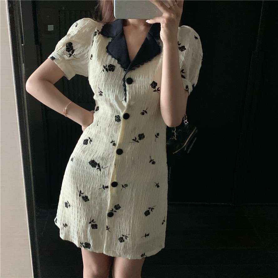 Đầm Nữ Tay Dài Thêu Hoa Thời Trang Thanh Lịch | BigBuy360 - bigbuy360.vn