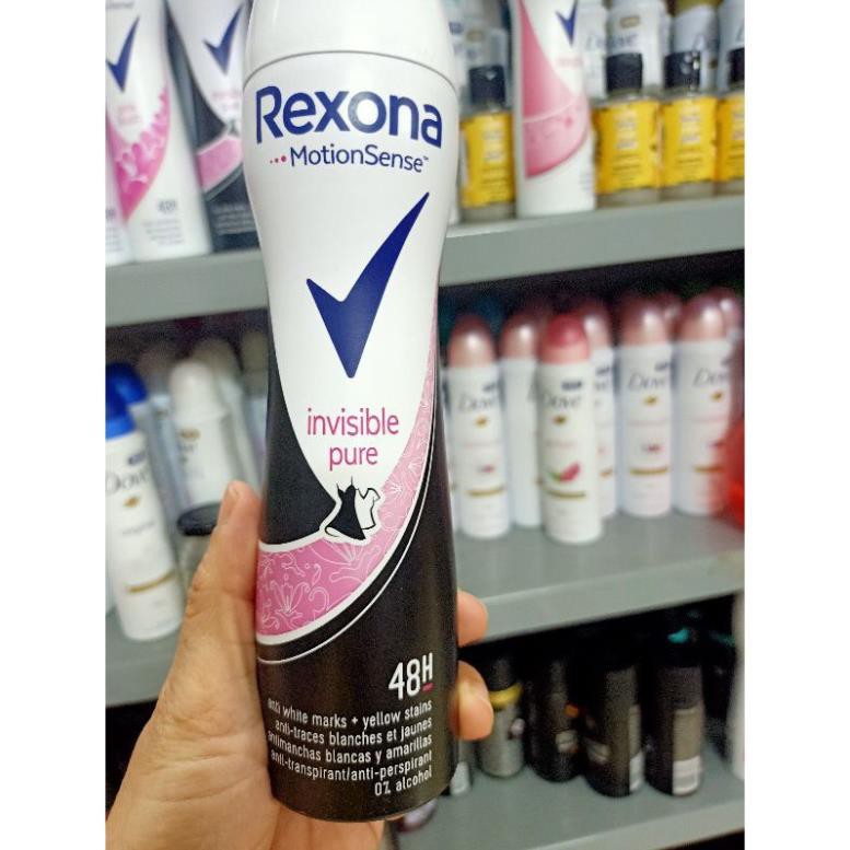 Xịt khử mùi cho nữ Rexona Hà Lan 200ml | Rất thơm - Lưu mùi lâu - Ngăn tiết mồ hôi | Phù hợp mọi loại da