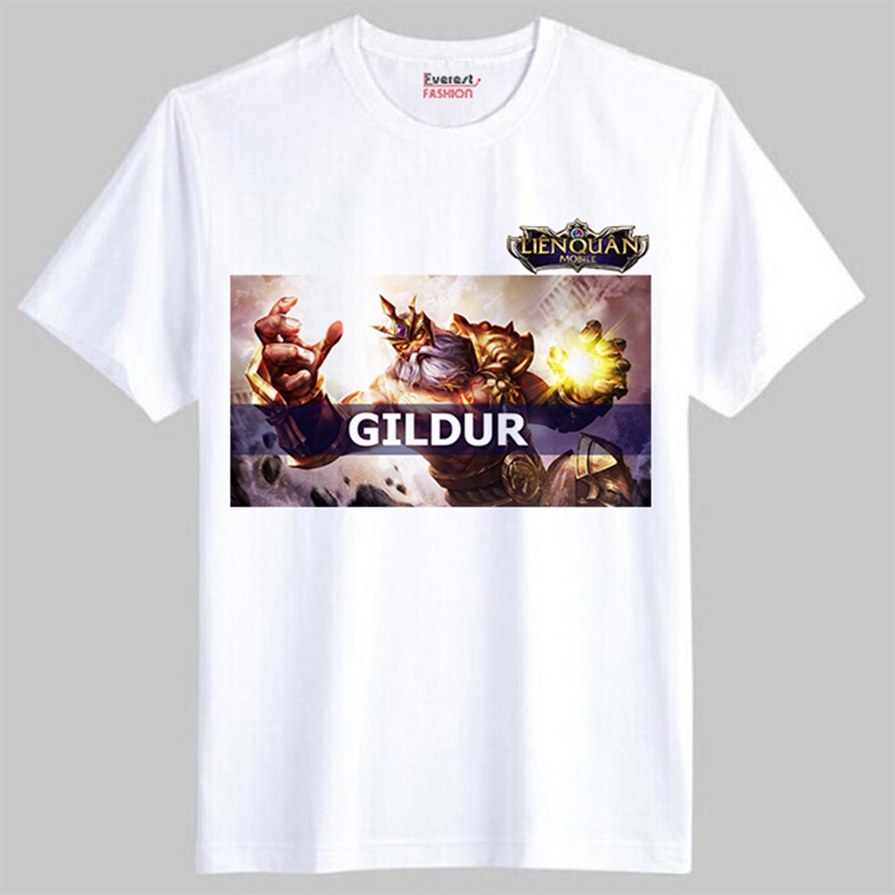 Áo Thun Game Thủ Thoitrang24h In Hình Liên Quân Tướng GILDUR