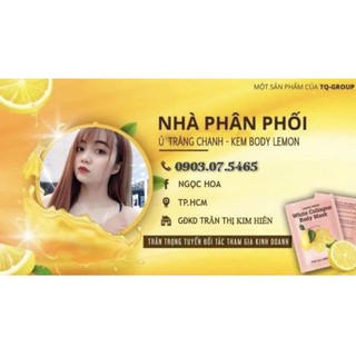(hàng chính hãng) Body chanh Lemon (chuyên sỉ stt)