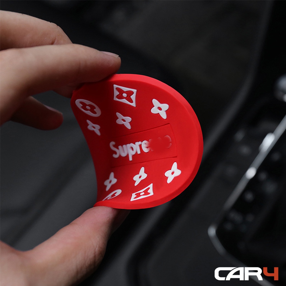 Lót cốc ô tô set 2 miếng trang trí xe độc đáo Car4 - (KM Khai Trương)