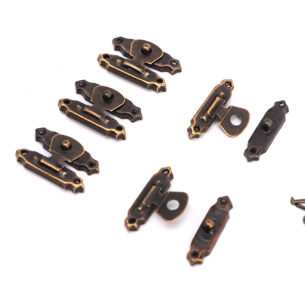 Khóa Bản Lề Hộp Gỗ Phong Cách Cổ Điển Tiện Dụng