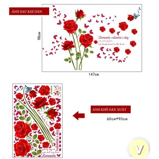 Decal dán tường Trang trí phòng ngủ