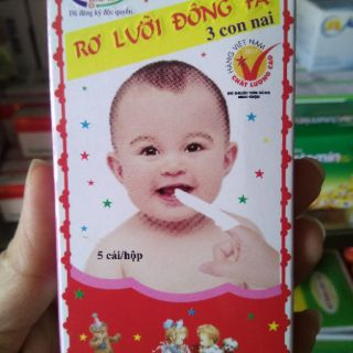 Gạc rơ lưỡi cho bé