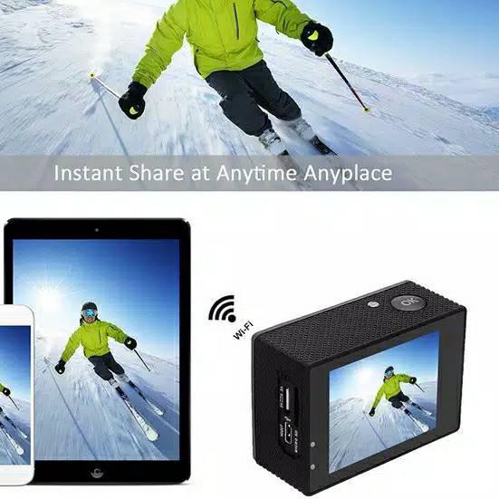 ➣ Camera Hành Động Thể Thao WiFi 4K | Ultra-hd 16MP | 2 "LCD | Dvr Chống Thấm ✩ | BigBuy360 - bigbuy360.vn