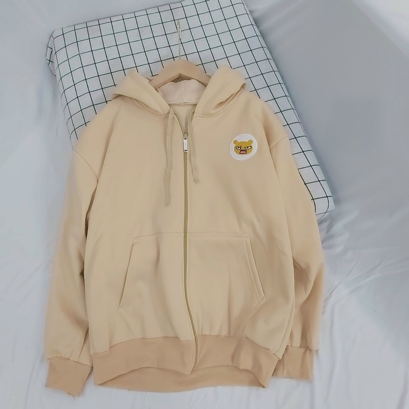 Áo hoodie nam nữ,Áo sweater nỉ nam nữ from rộng Unisex chất nỉ ngoại siêu dày dặn thêu hình gấu | BigBuy360 - bigbuy360.vn