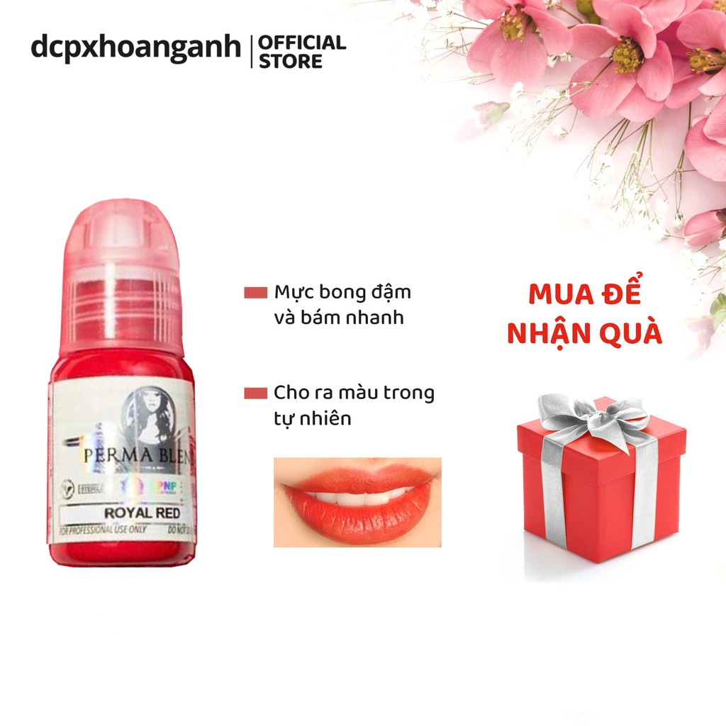 MỰC PERMA BLEND HỮU CƠ MỸ FULL BẢNG MÀU | Mực Phun Xăm