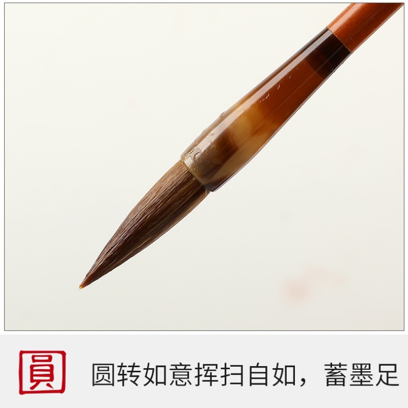 Cọ vẽ thư pháp màu nước theo phong cách Trung Hoa tùy chọn kích thước