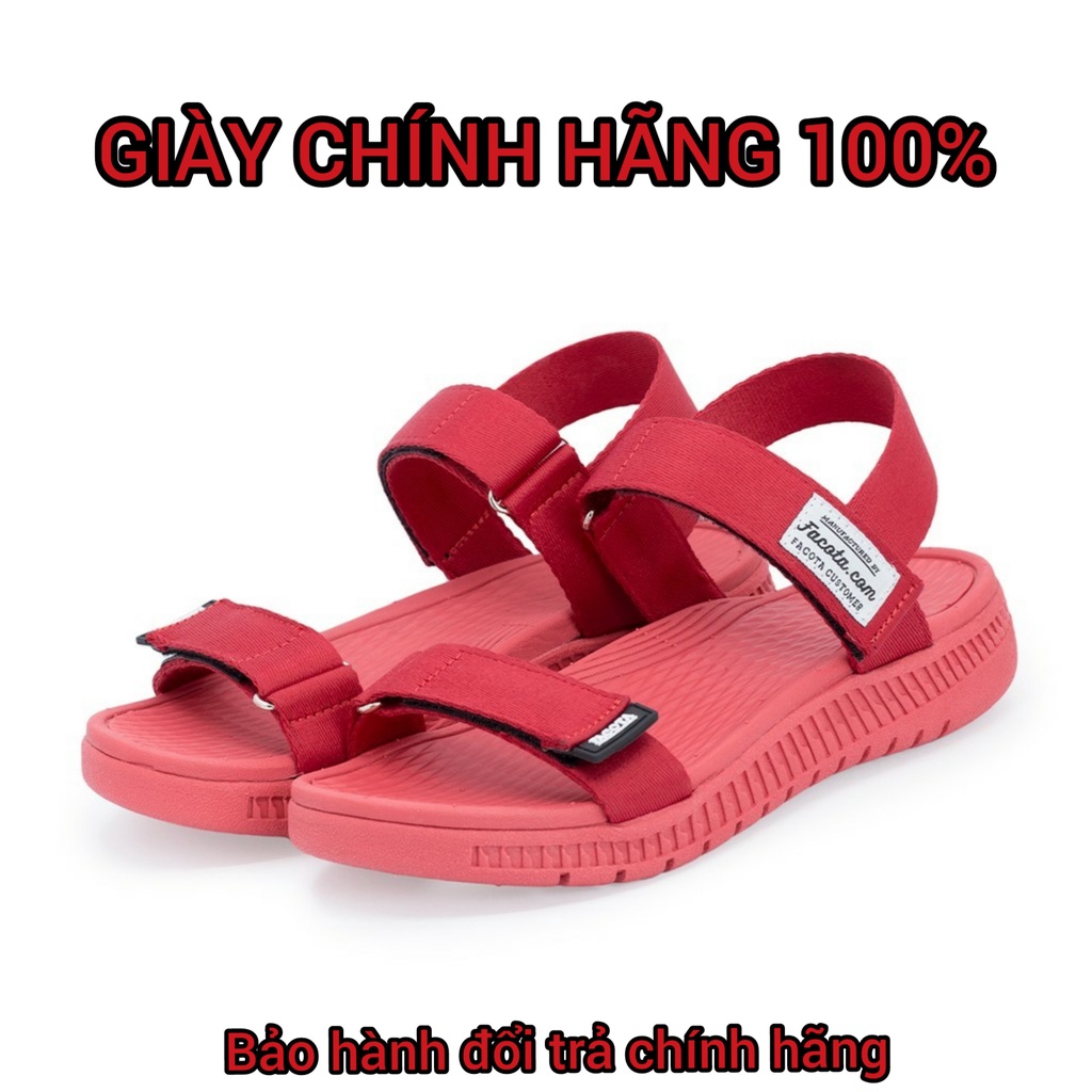 Dép quai ngang nam, giày sandal nữ FACOTA chính hãng, quai dù đi học thời trang hàn quốc