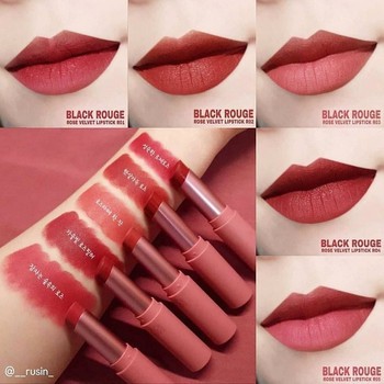 Son Thỏi Black Rouge Rose Velvet Lipstick