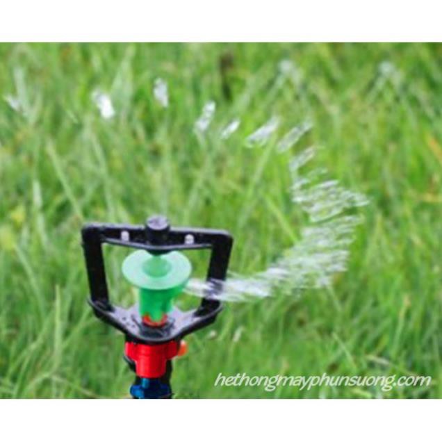 Béc phun sương tưới cây xòe 360 độ ren 21mm
