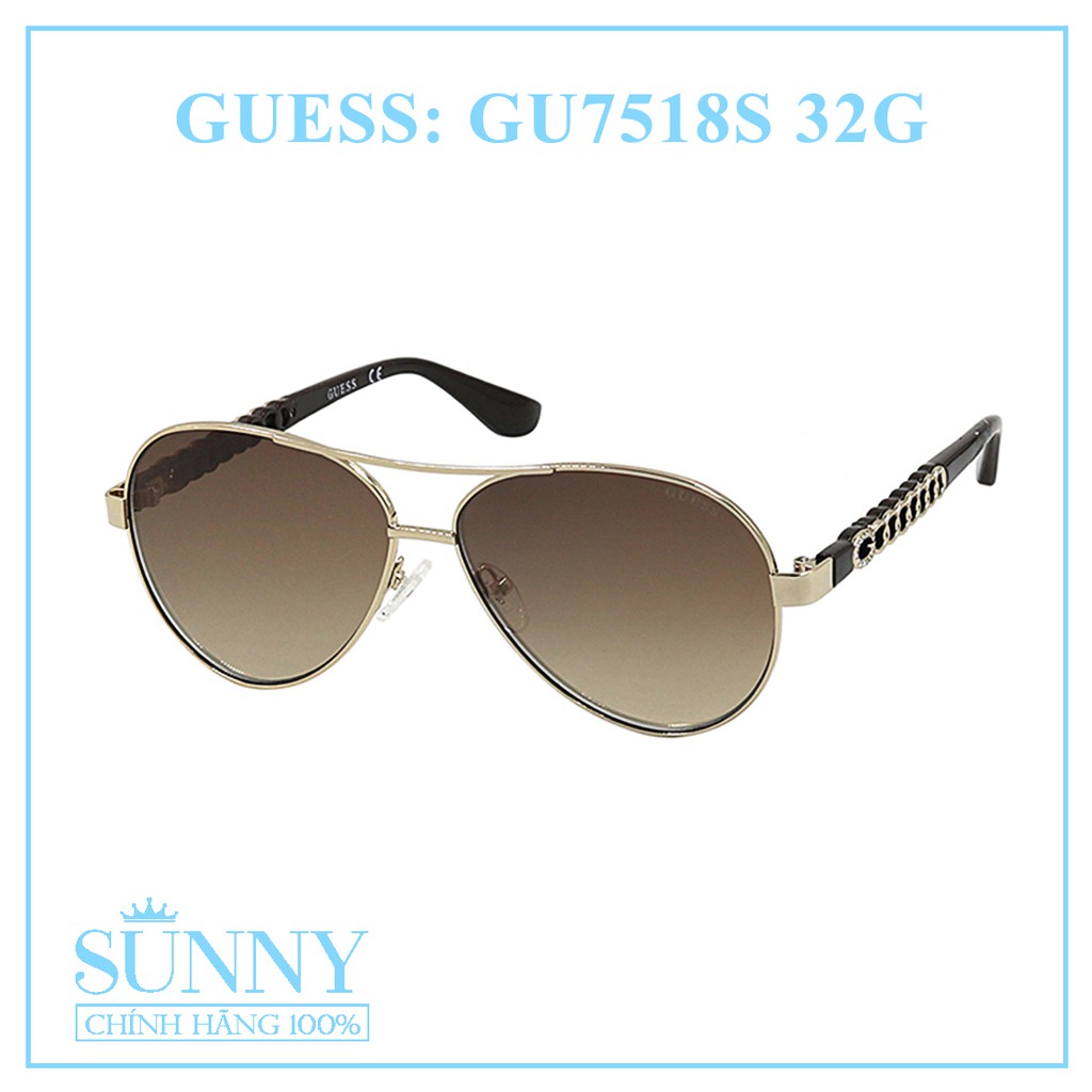 GU7518S nhiều màu - kính mát thời trang Guess chính hãng, thiết kế dễ đeo bảo vệ mắt