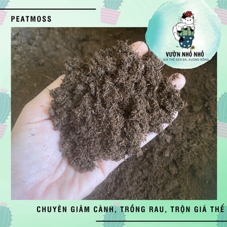 1kg Đất hữu cơ Peatmoss than mùn rêu trộn giá thể trồng rau, cây cảnh, sen đá, xương rồng, gieo hạt - Vườn Nhỏ Nhỏ