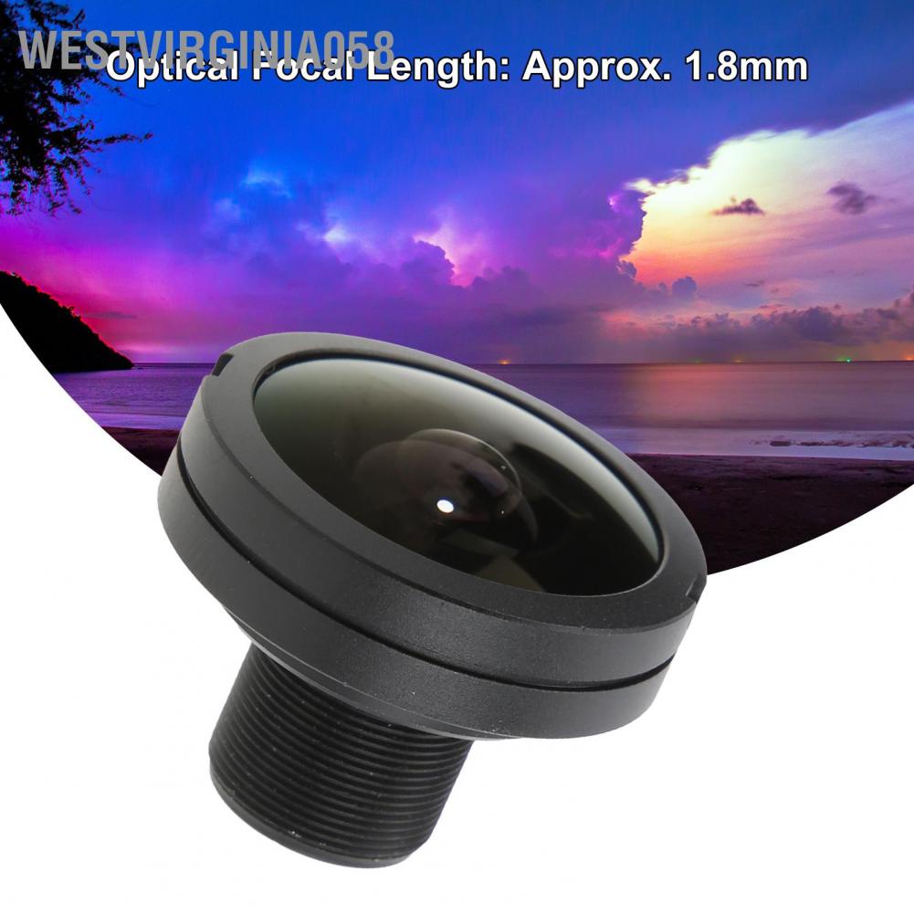 Westvirginia058 Westvirginia058 Máy ảnh Ống kính mắt cá 3MP 180 ° 1.8mm Tiêu cự quang học M12x0.5 Giao diện F2.0 Quang thông