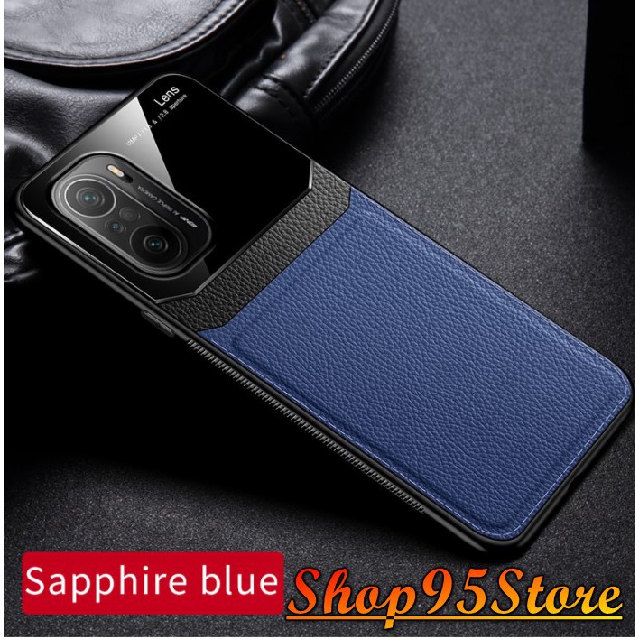 Ốp lưng Xiaomi Redmi K40 / k40 pro Poco F3 hiệu Lens họa tiết giả da cao cấp