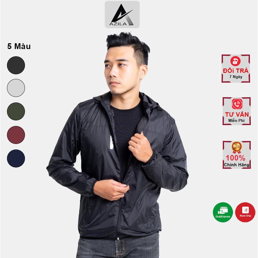 Áo Gió Nam Nữ Thể thao 2 lớp Kèm Túi Đựng loại Siêu Đẹp - Chống Nước - G01- Azila - HÀNG MỚI VỀ