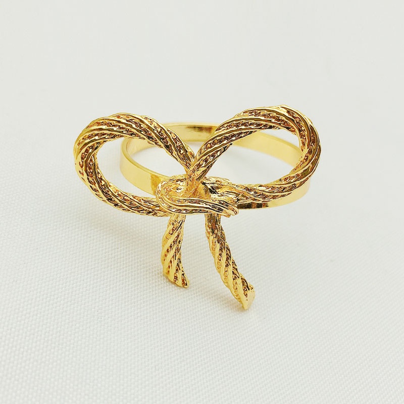 Vòng Nhẫn Giữ Khăn Ăn / Khăn Ăn Bằng Kim Loại Hình Bướm Sáng Tạo Trang Trí Tiệc Cưới / Nhà