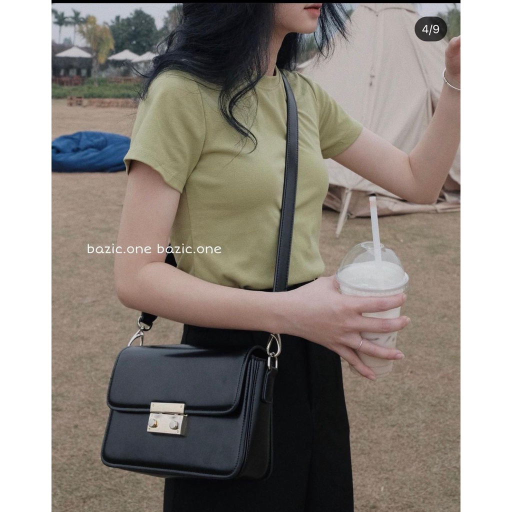 Áo thun ôm trơn 6423 - Freesize