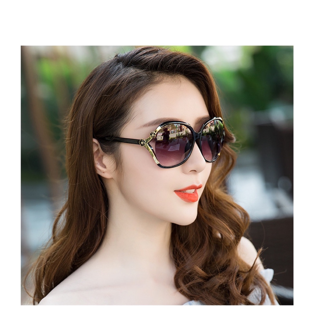 Kính mát râm nữ chính hãng D-ZINER KI029 thời trang chống tia UV chất liệu nhựa cao cấp