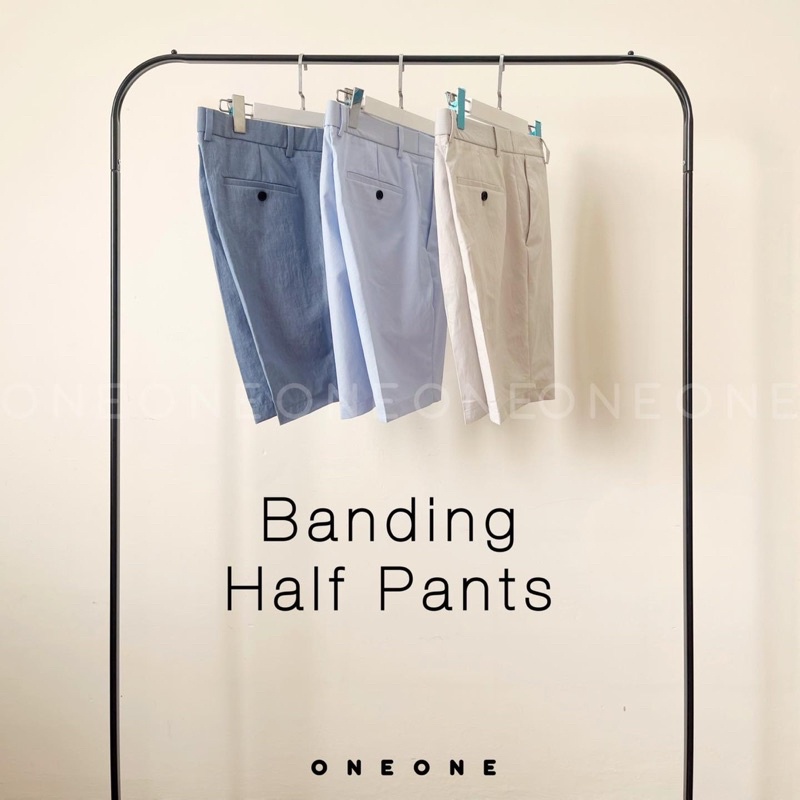 Quần short vải slim