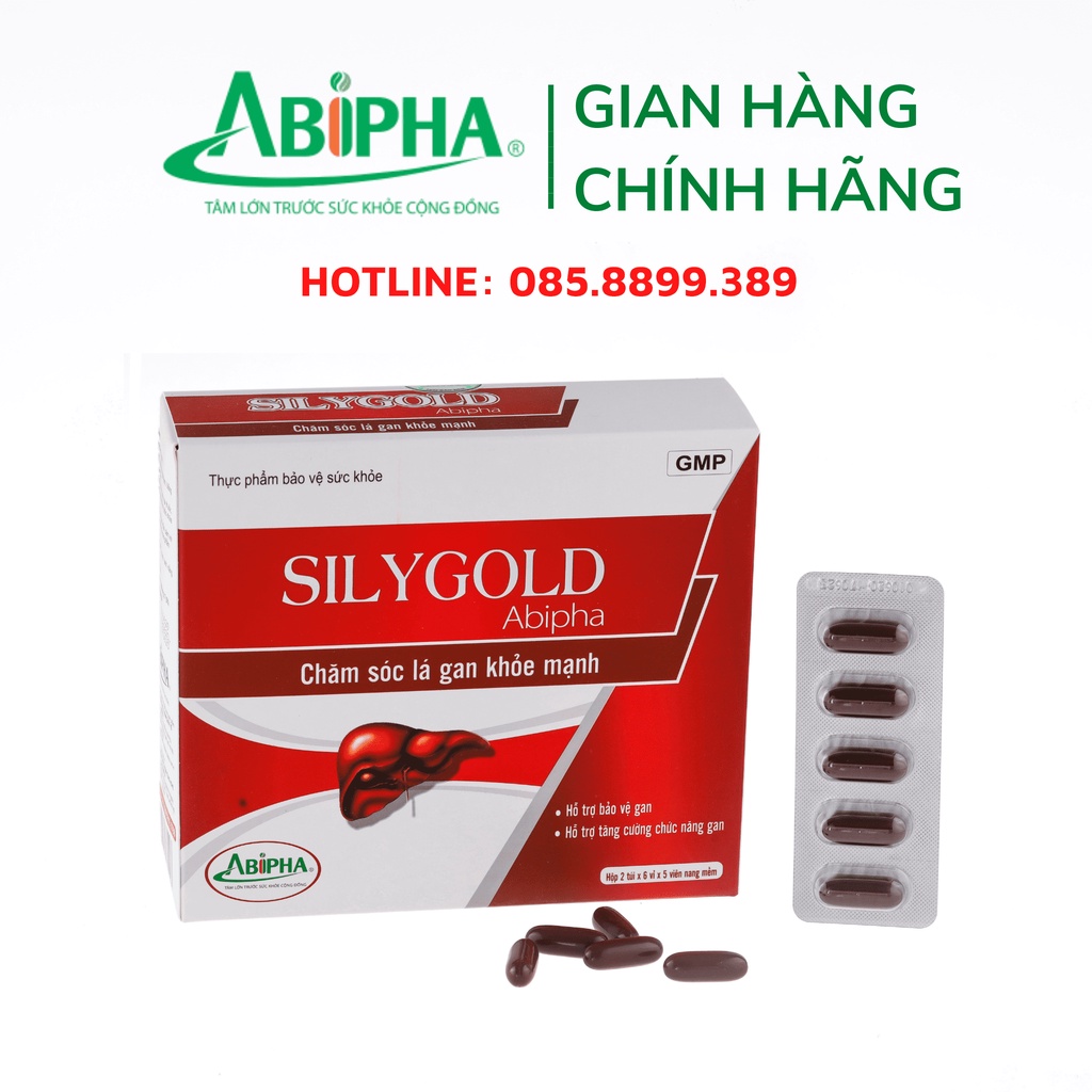 Giải Độc, Bổ Gan, Tăng Cường Chức Năng Gan SILYGOLD Với Hoạt Chất Tự Nhiên Silymarin Từ Cây Kế Sữa.