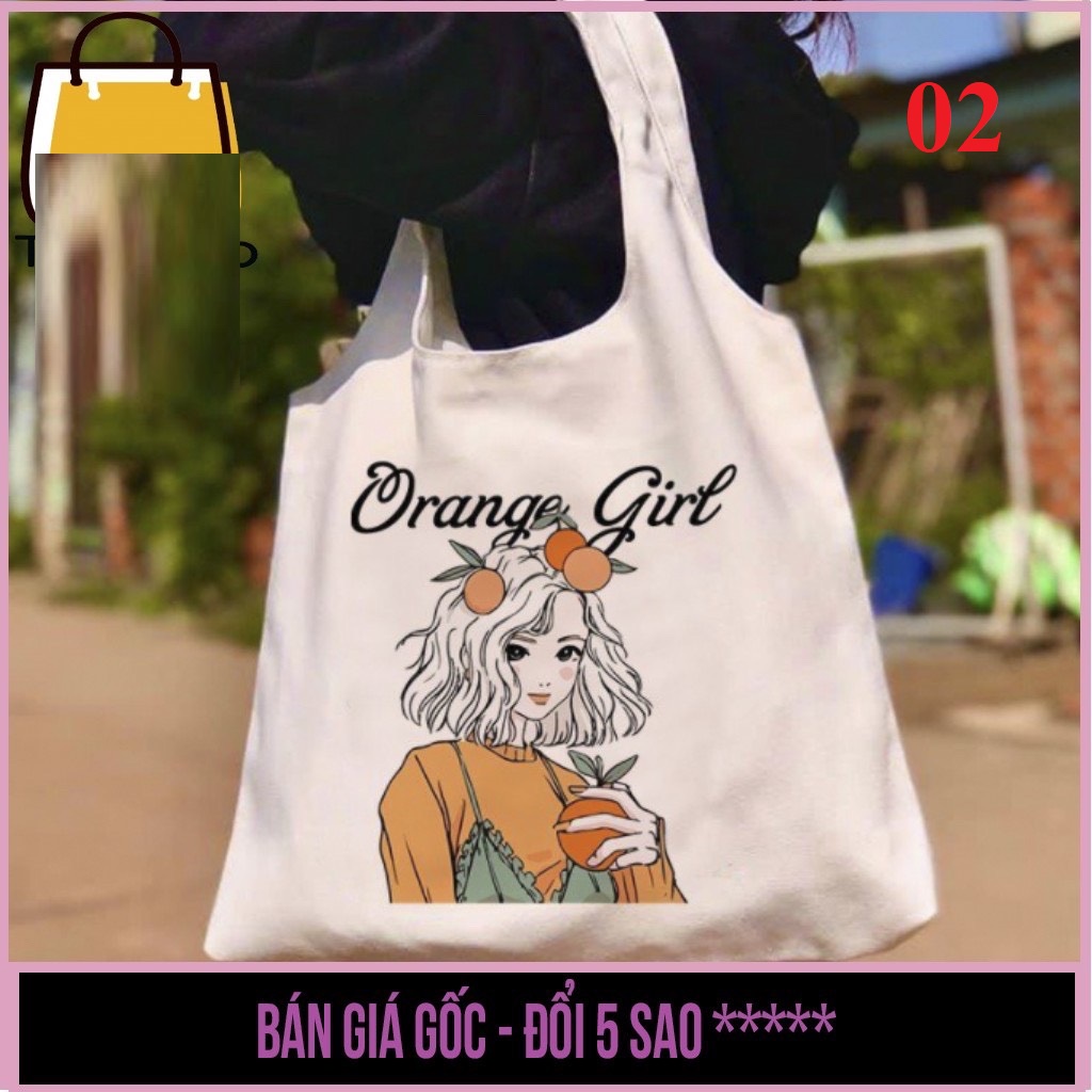 [Nhận In Theo Mẫu] 100 Mẫu Hot Nhất Túi Tote Vải Canvas Đẹp Cực Hot Có Khóa Miệng