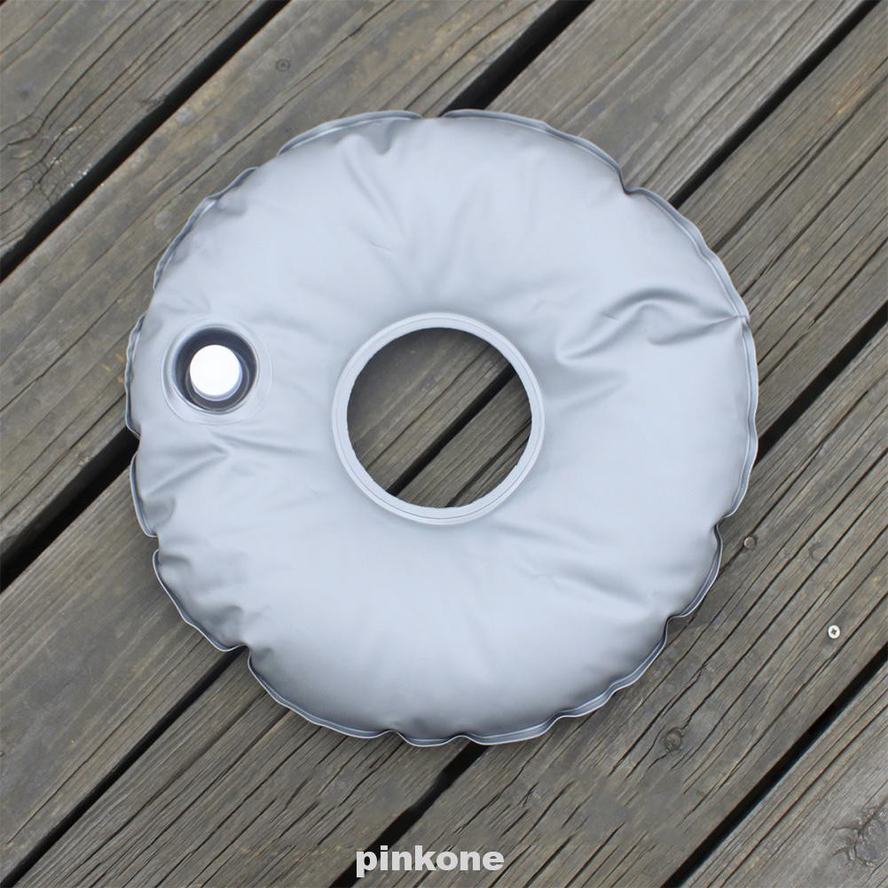Tools Round Foldable PVC Portable Outdoor Supplies Filling Patio Beach Grey Water Weight Bag