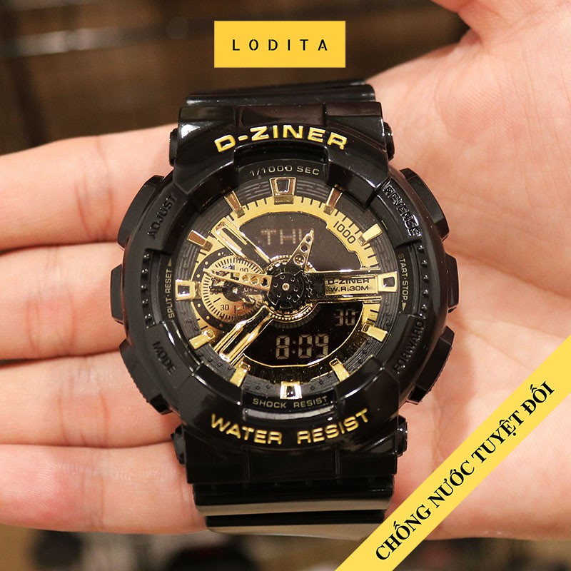 [NEW] Đồng Hồ Nam Thể Thao D-Ziner Chính Hãng Cao Cấp DZ 3398 Full Box | BigBuy360 - bigbuy360.vn