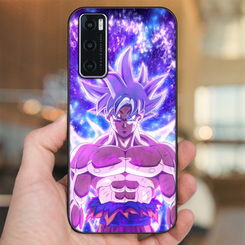 Ốp lưng Vivo V20 SE viền đen in hình Goku Dragon Ball