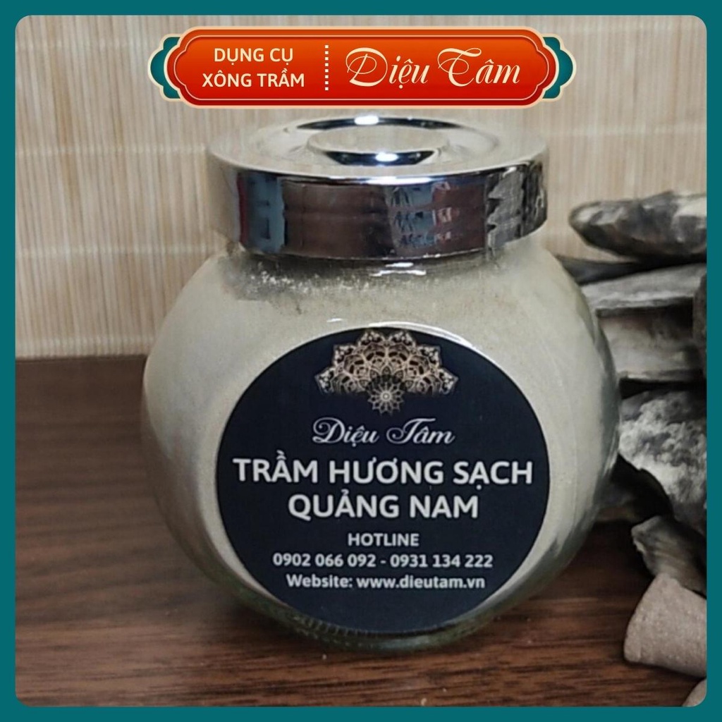100g Bột Trầm Sạch, Trầm Hương Sạch 100% Tự Nhiên