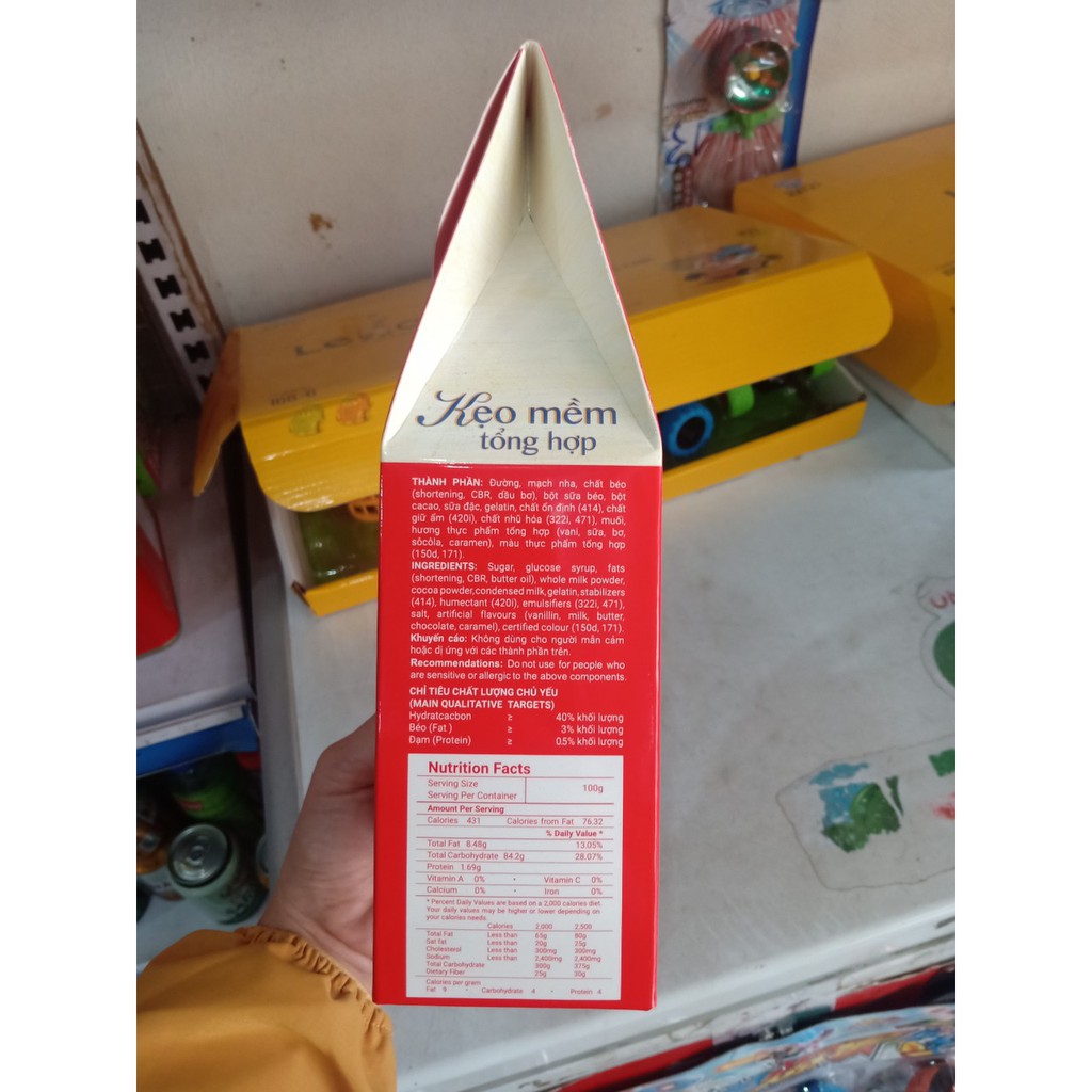 Kẹo Mềm Socola Sữa Tomica Túi 250g của BiscaFun