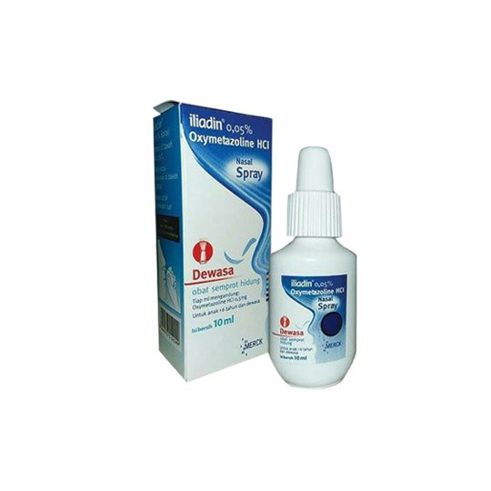 (hàng Mới Về) Bình Xịt Mũi Iliadin 0.05% 10ml Cho Người Lớn